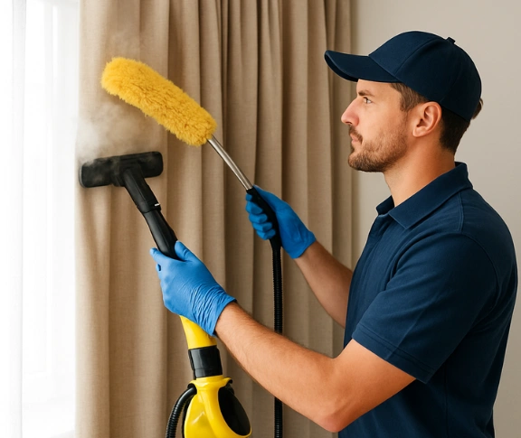 Trusted residential curtain cleaning technician Matty Curtain Cleaning blacktown-nsw QLD